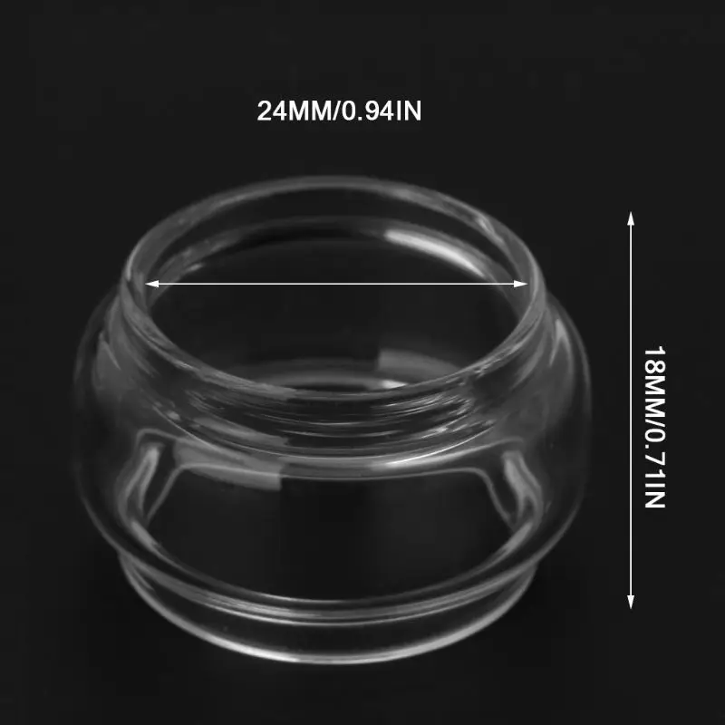 

Transparent Vape Glass Tube Glass Tank Elronic Cigarette Accessories for TFV8 Baby V2 Vaporizer Atomizer