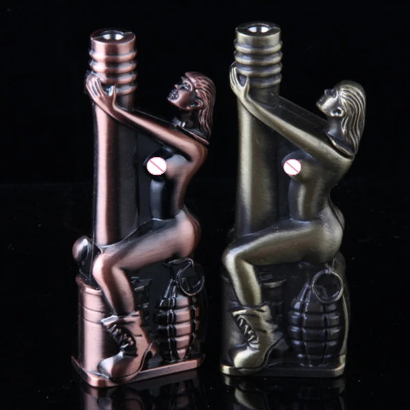 ветрозащитный металл Зажигалка созидательный зажигалки форсунка факел бутан