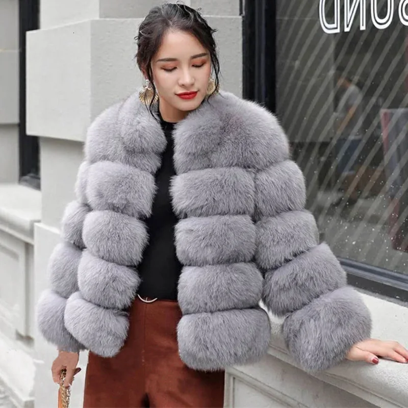 Женская Толстая теплая куртка из искусственного меха плюшевое пальто Тедди