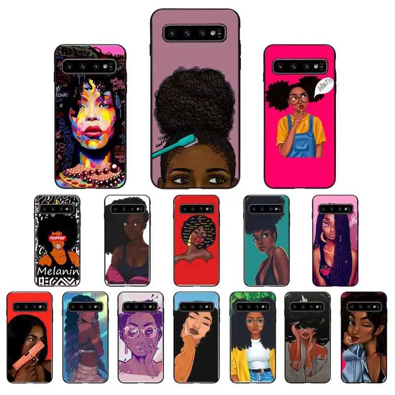 Чехол для телефона 2bunz Melanin Poppin Aba Black Girl Samsung S21 S20 Plus S20Ultra S20FE S10 S10E S9 Note20 Note10|Бамперы|