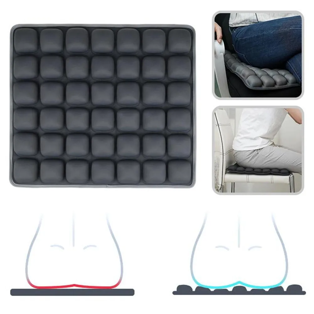 

Портативная подушка для автомобильного сиденья, надувная Удобная подушка, подушка для отдыха на природе (18 "x 16")