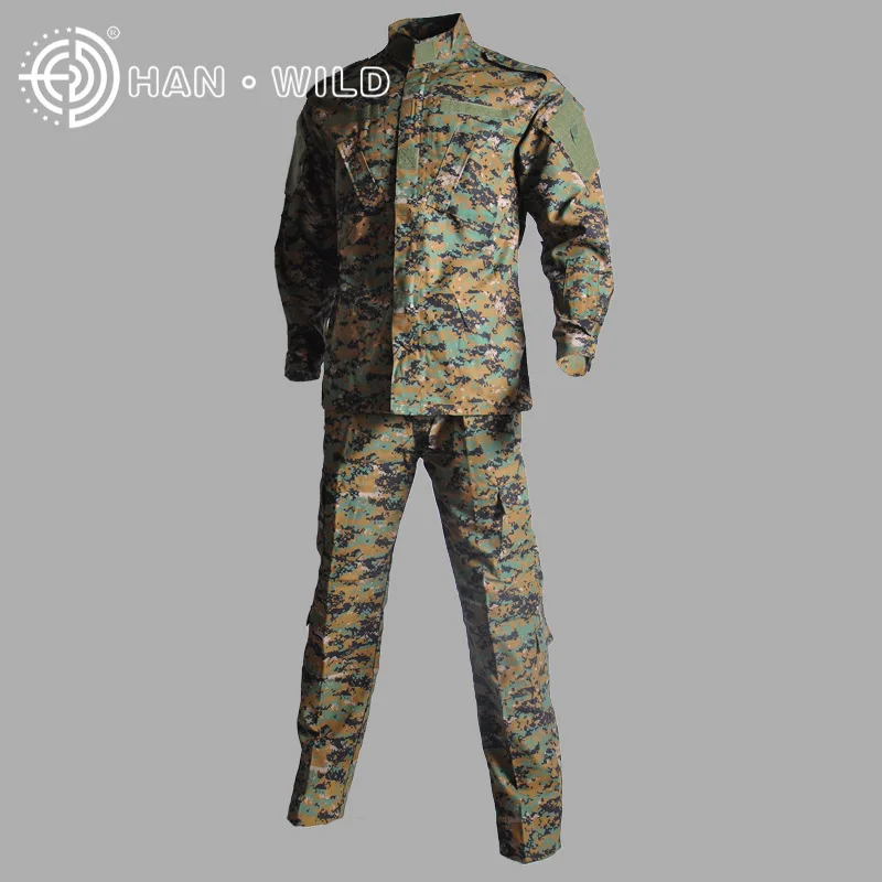 Охотничий костюм Ghillie камуфляжная одежда для пейнтбола рубашка и брюки | Спорт