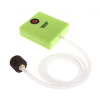 1pc ultra silent aquarium air pump dry cell battery operated outdoor portable single outlet fish tank oxygen pump air compressor