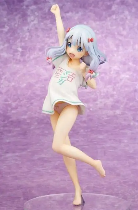 

24cm Eromanga Sensei Izumi Sagiri sexy Summer day pink girl Cartoon Anime Action Figure PVC Collection toys