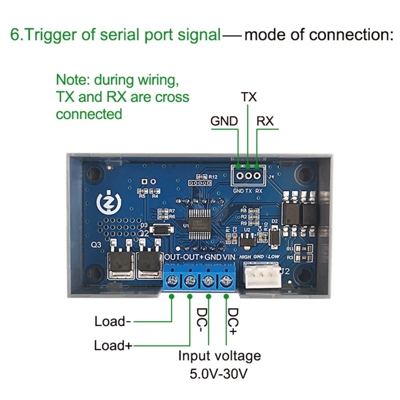 

5-30V MOS Switch Trigger Cycle Time Delay Module Relay Control 0.1s-999minutes