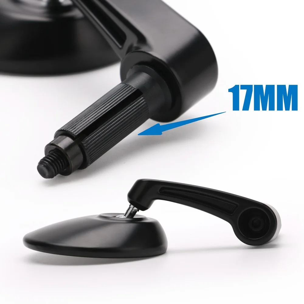 

17mm diameter round motorcycle accessory mirror handle for Harley Sportster 883 1200 XL X48 Street 750 dyna