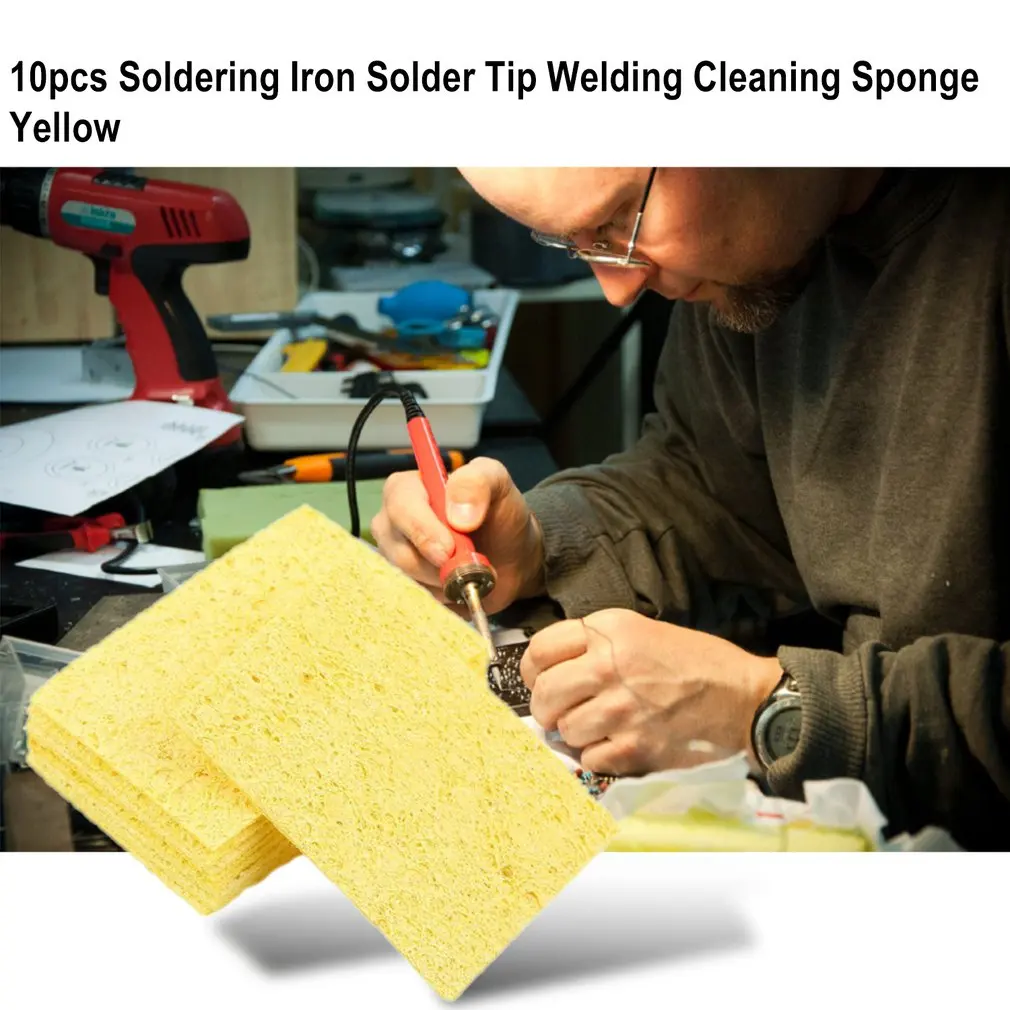 10 шт./лот термостойкие паяльные принадлежности для пайки|Губки и металлические