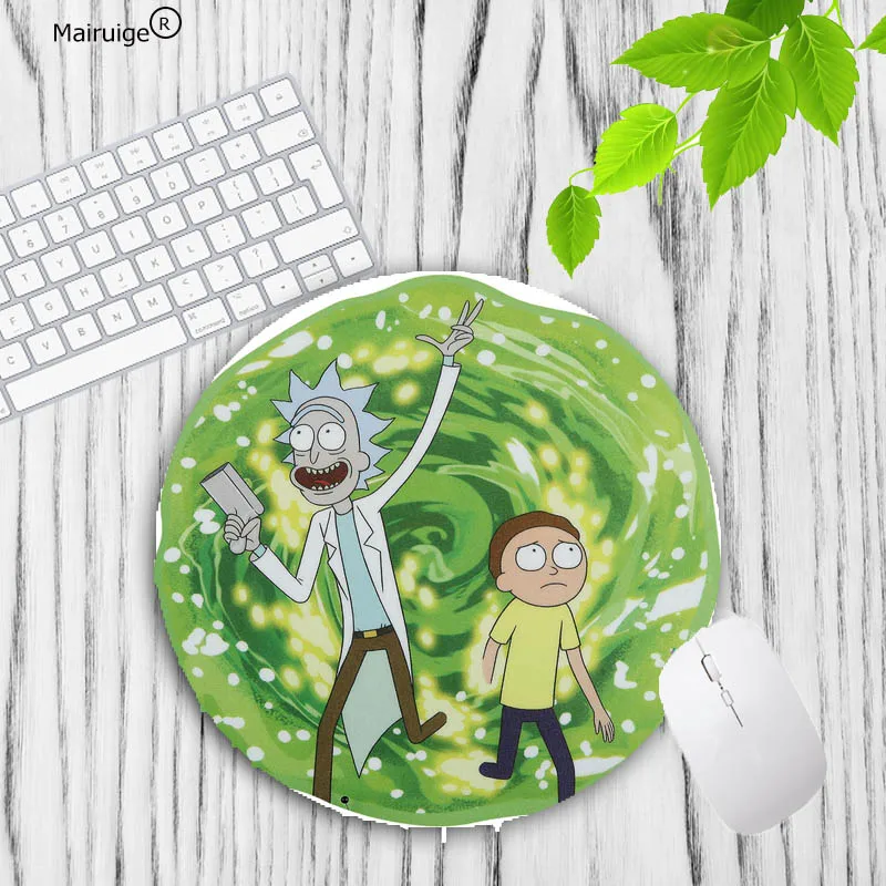 Большой рекламный Нескользящий Резиновый PC смешной Morty Anime коврик для мыши