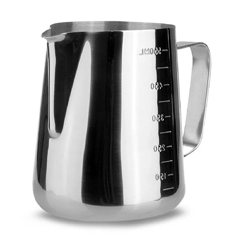 

Stainless Steel Milk Frothing Jug Espresso Coffee Pots Mug Pitcher Barista Craft Coffee Cappuccino Cups Latte Pot Kitchen Tool