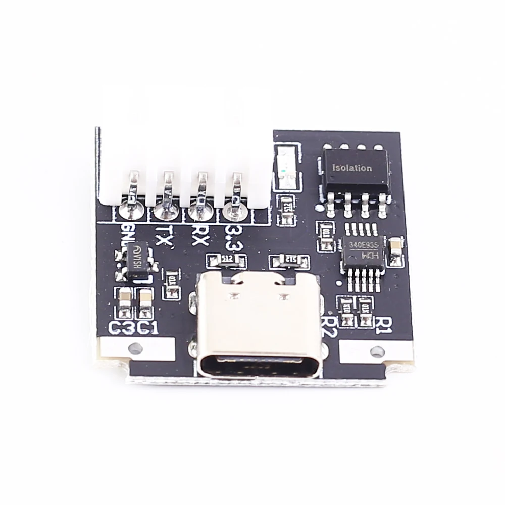 Isolated USB to TTL Signal Converter Module 3.3V UART Downloader CH340 Compiler | Электронные компоненты и