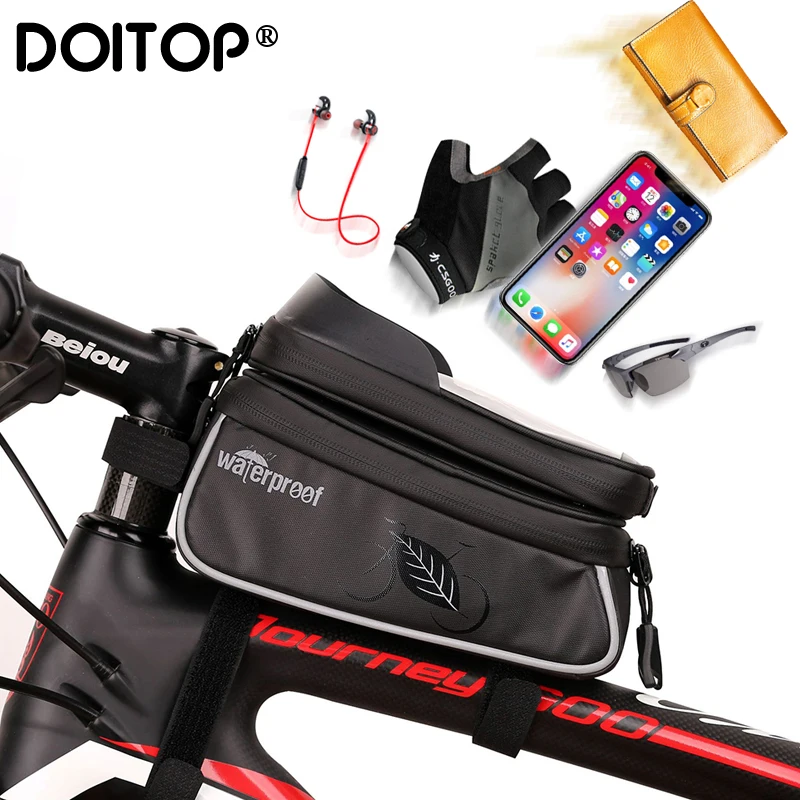 DOITOP 7 0 дюйма водонепроницаемый велосипедный мобильный телефон держатель для