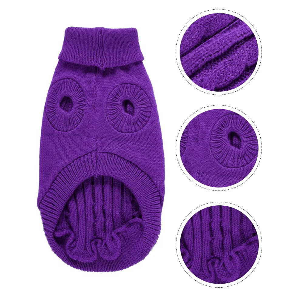 

1 шт. стильный цветной свитер для собаки Уютная теплая зимняя одежда для щенка