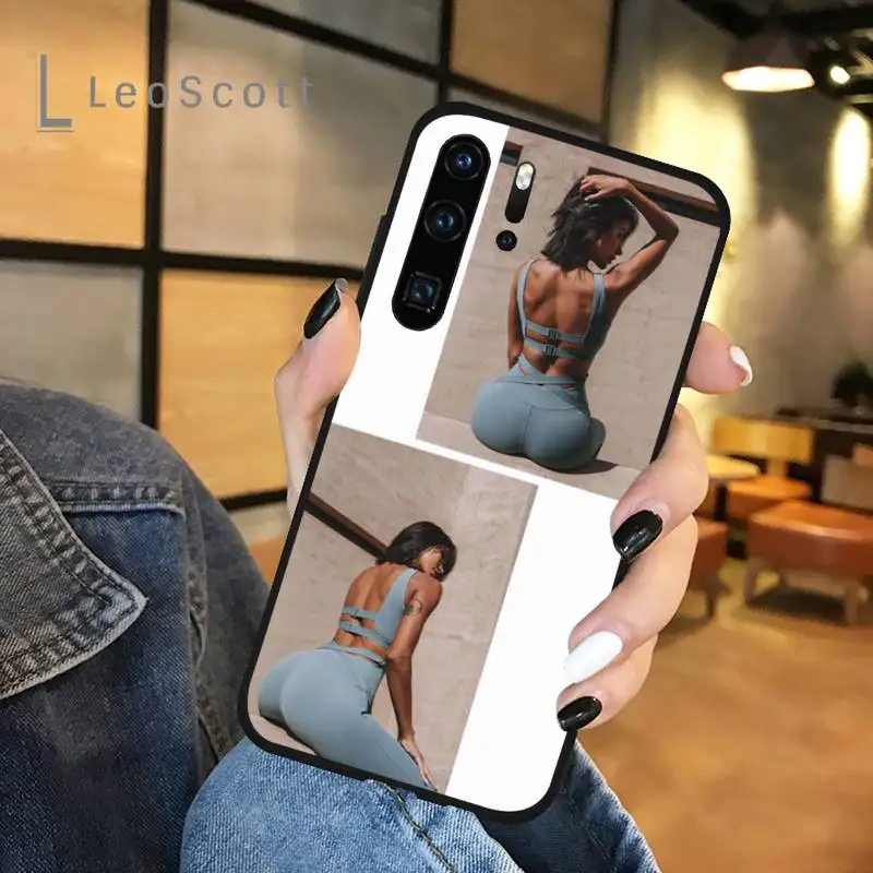 

Beautiful slim sexy woman with yoga figure Phone Case For Huawei honor Mate P 9 10 20 30 40 Pro 10i 7 8 a x Lite nova 5t
