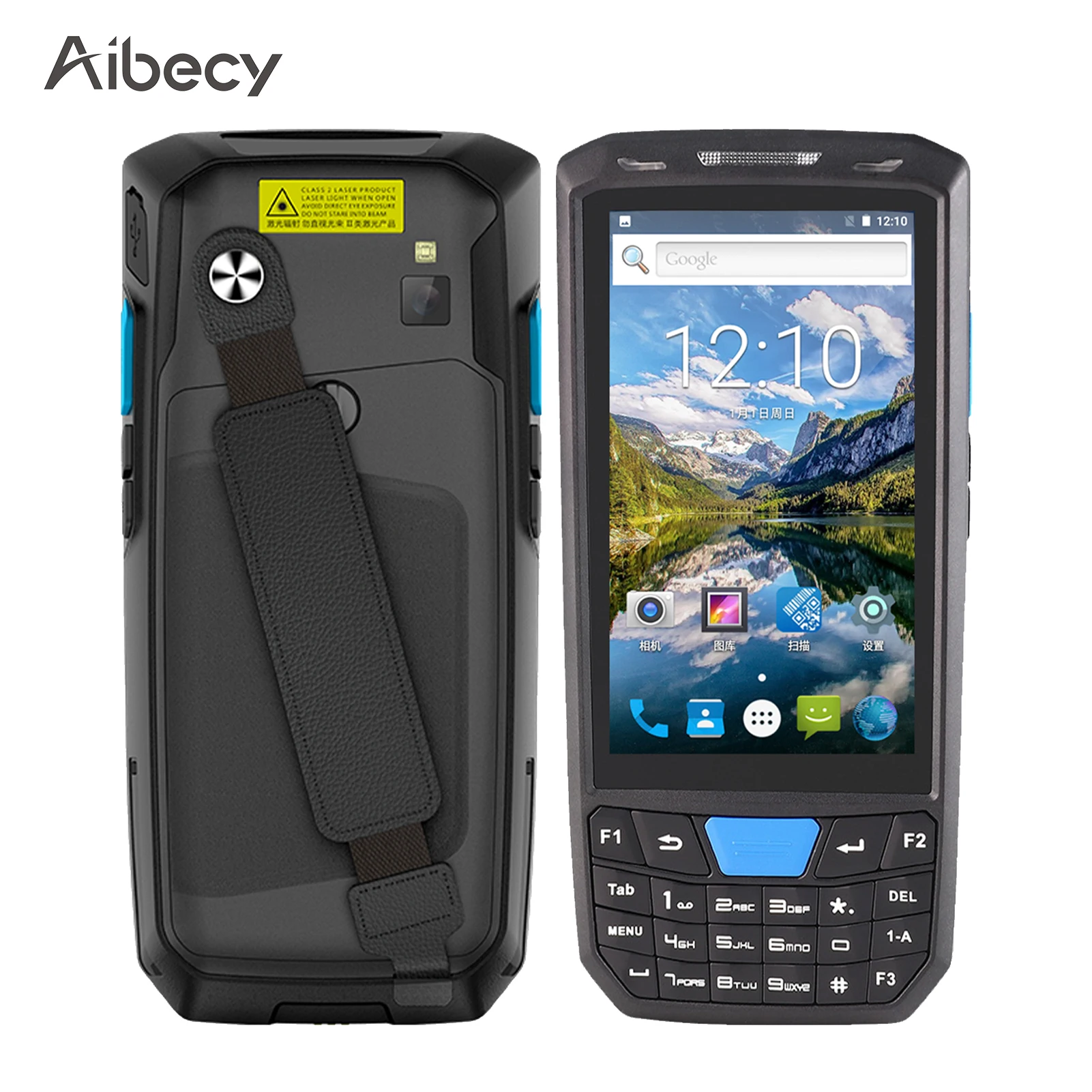 

Карманный POS-терминал Aibecy PDA, 1D сканер штрих-кода, коллектор данных, Android 8,1, 4G, Wi-Fi, BT, с сенсорным экраном 4,5 дюйма, камера 8 МП