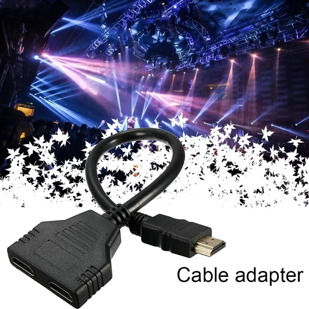 Изысканный прочный 1080P HDMI-совместимый порт папа-2 мама 1 в 2 Выход разделитель
