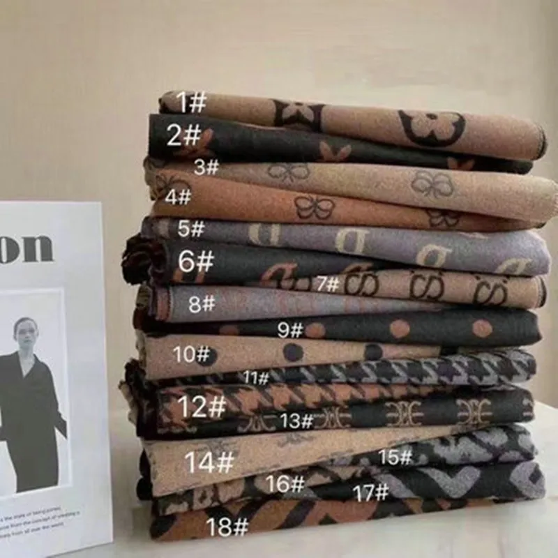 

Супер мягкий роскошный классический кашемировый зимний шарф