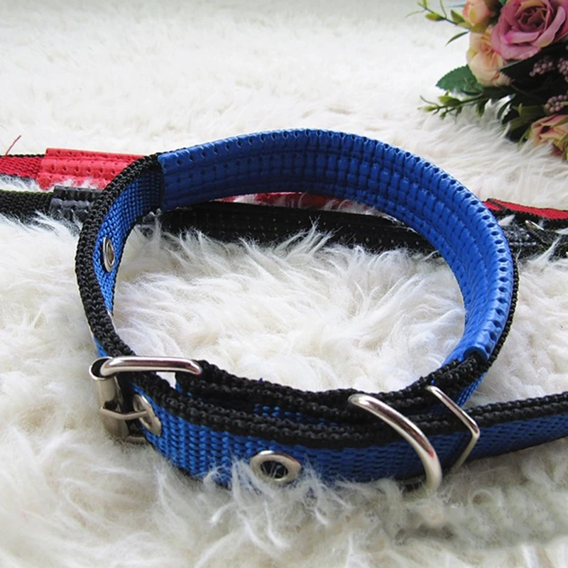 

Nylon Pet Neck Strap Safety Pet Dog Collar Pet Supply Pet Neck Ring Adjustable