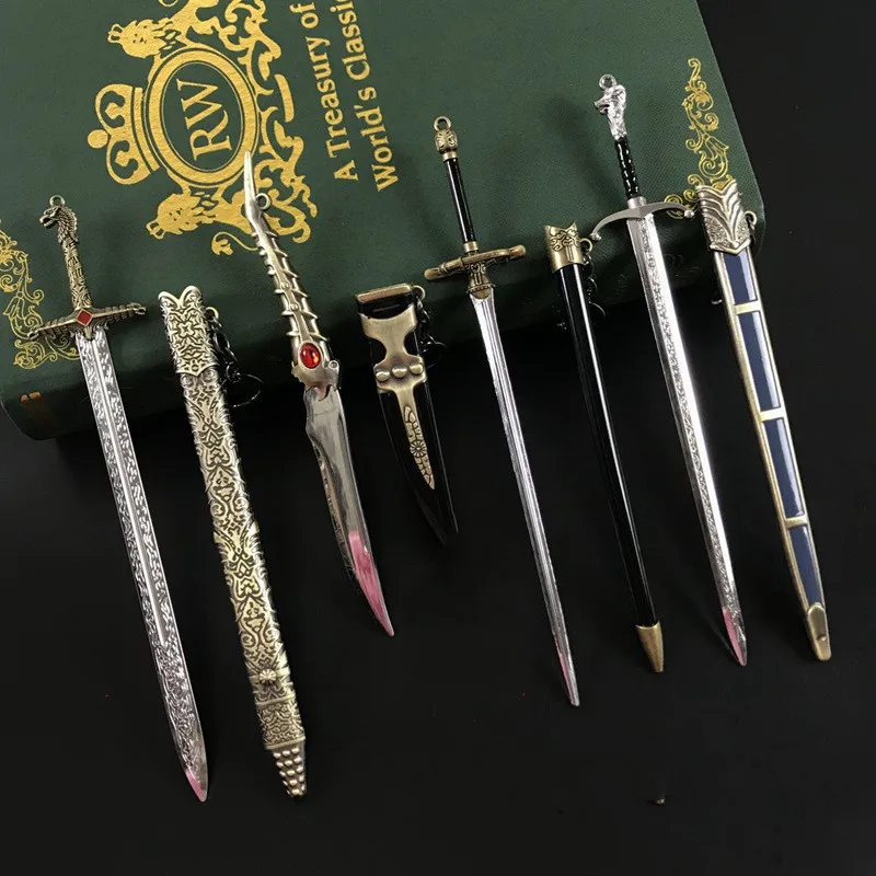 

Alloy Sword Right To Swim Around The Game Props Creative Birthday Gift Collection Memorial Right To Swim Props Home Ornaments