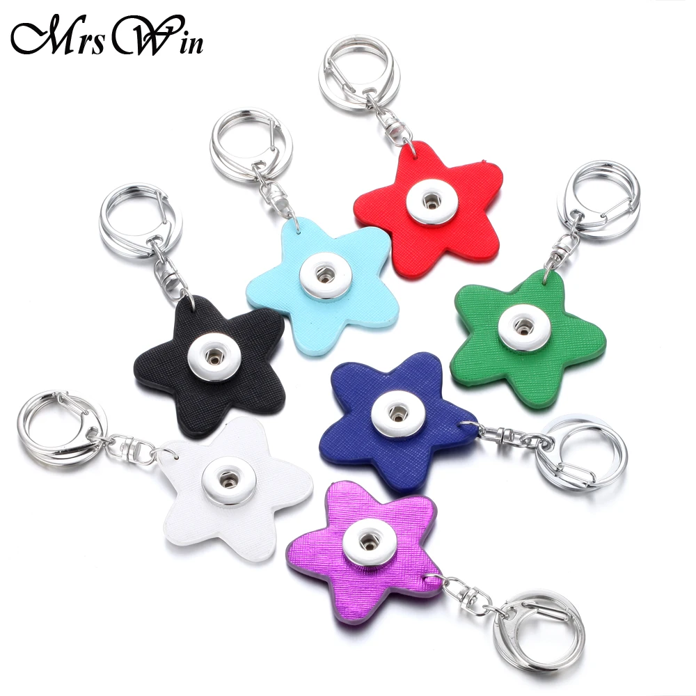 

Брелок для ключей Mrs Win, кожаный, 18 мм