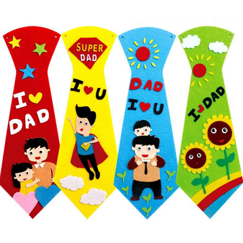 Детские галстуки ручной работы для детского сада 1 комплект Обучающие игрушки