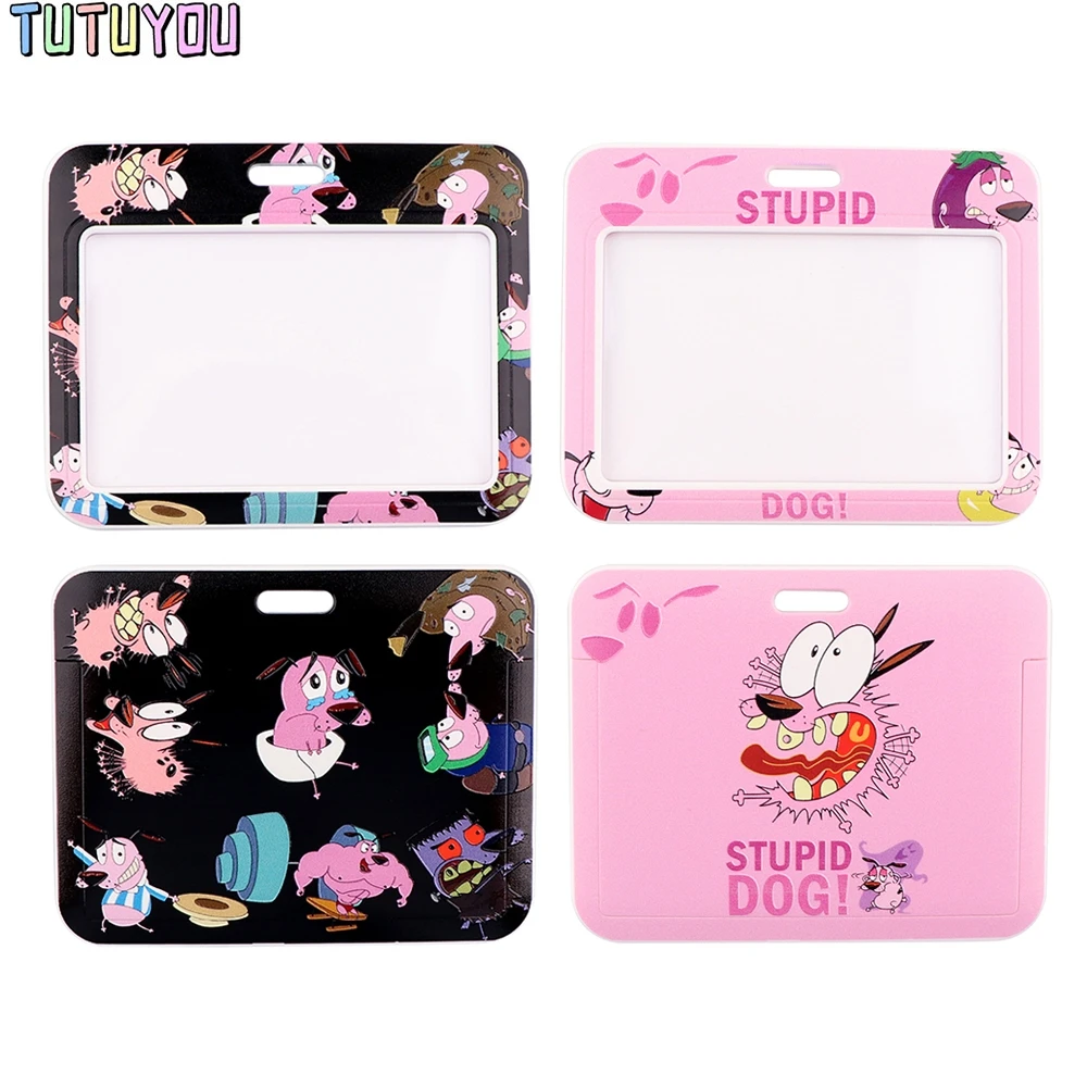 

Шнурок для ключей, телефона, PC3114, в виде собаки, розовый, черный, с рисунком, держатель для карт, для автобуса, держатель для карт