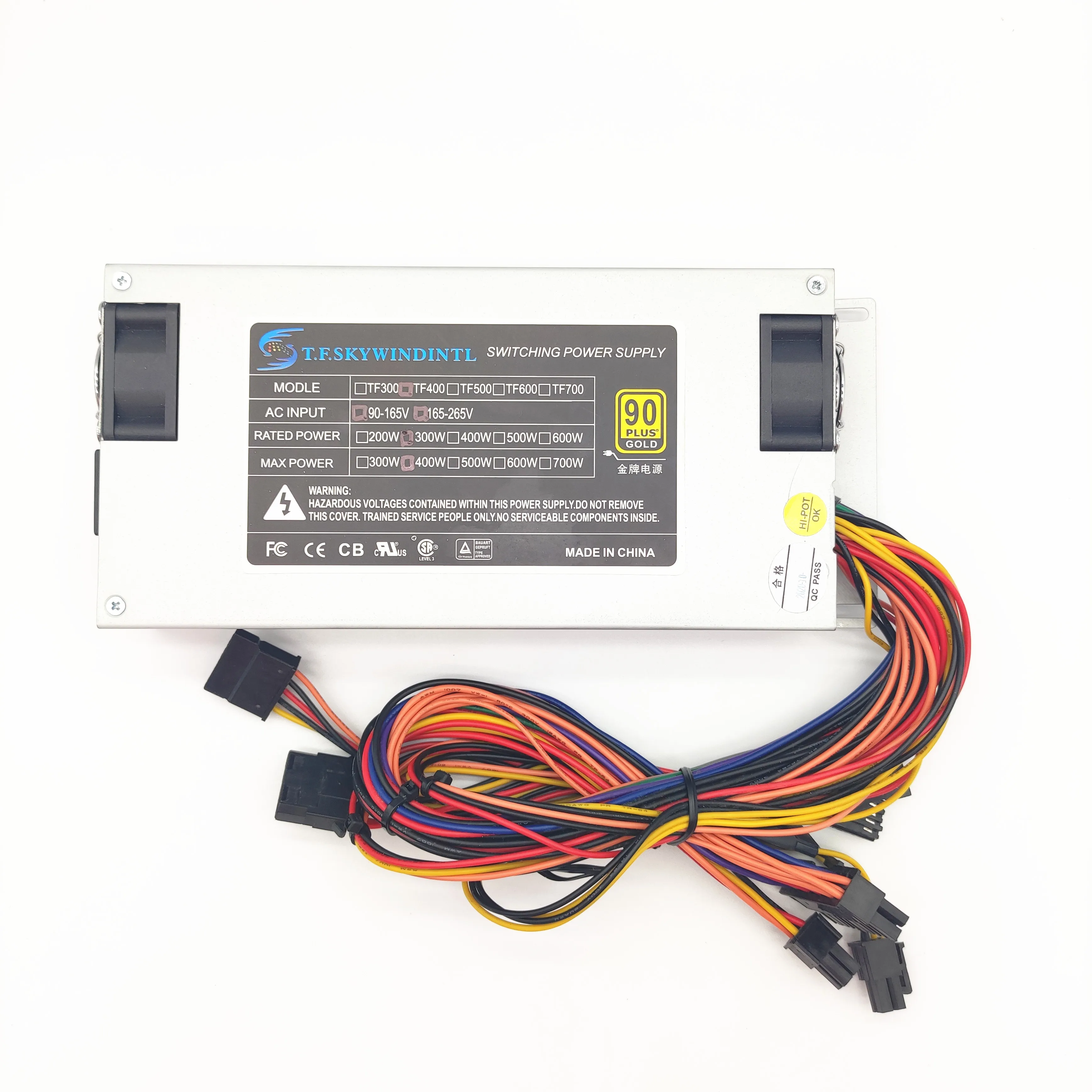 Мини блок питания 1U compact MINI ITX ATX 300 Вт для промышленного ПК гибкий IPC Mini atx case 1u 110v 220V