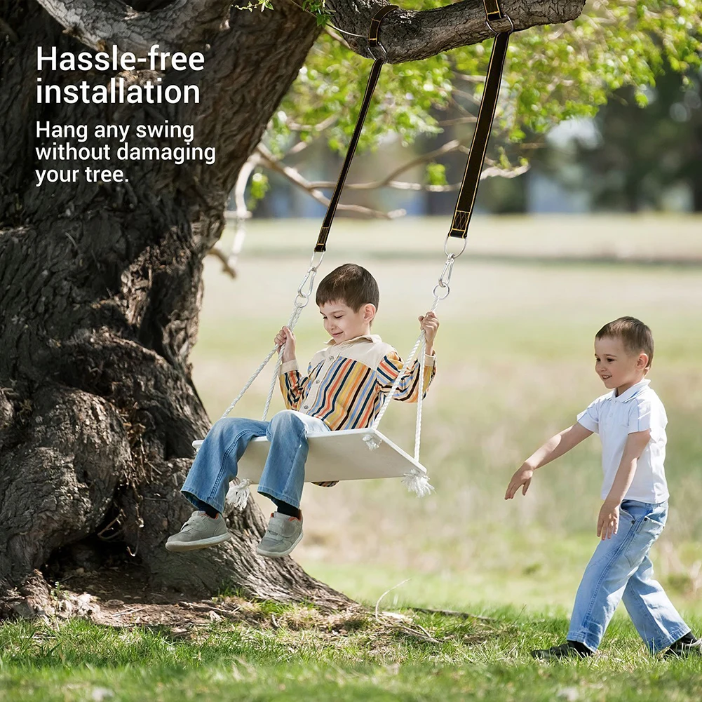 2 шт. дерево качели Портативный прочный легко UseHanging ремешки аксессуары для гамака