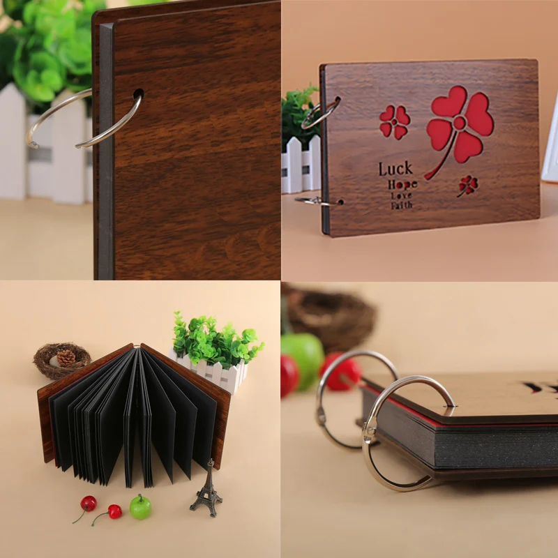 1 шт. гироборд с колесами 8 дюймов деревянный фотоальбом новая записная книжка С