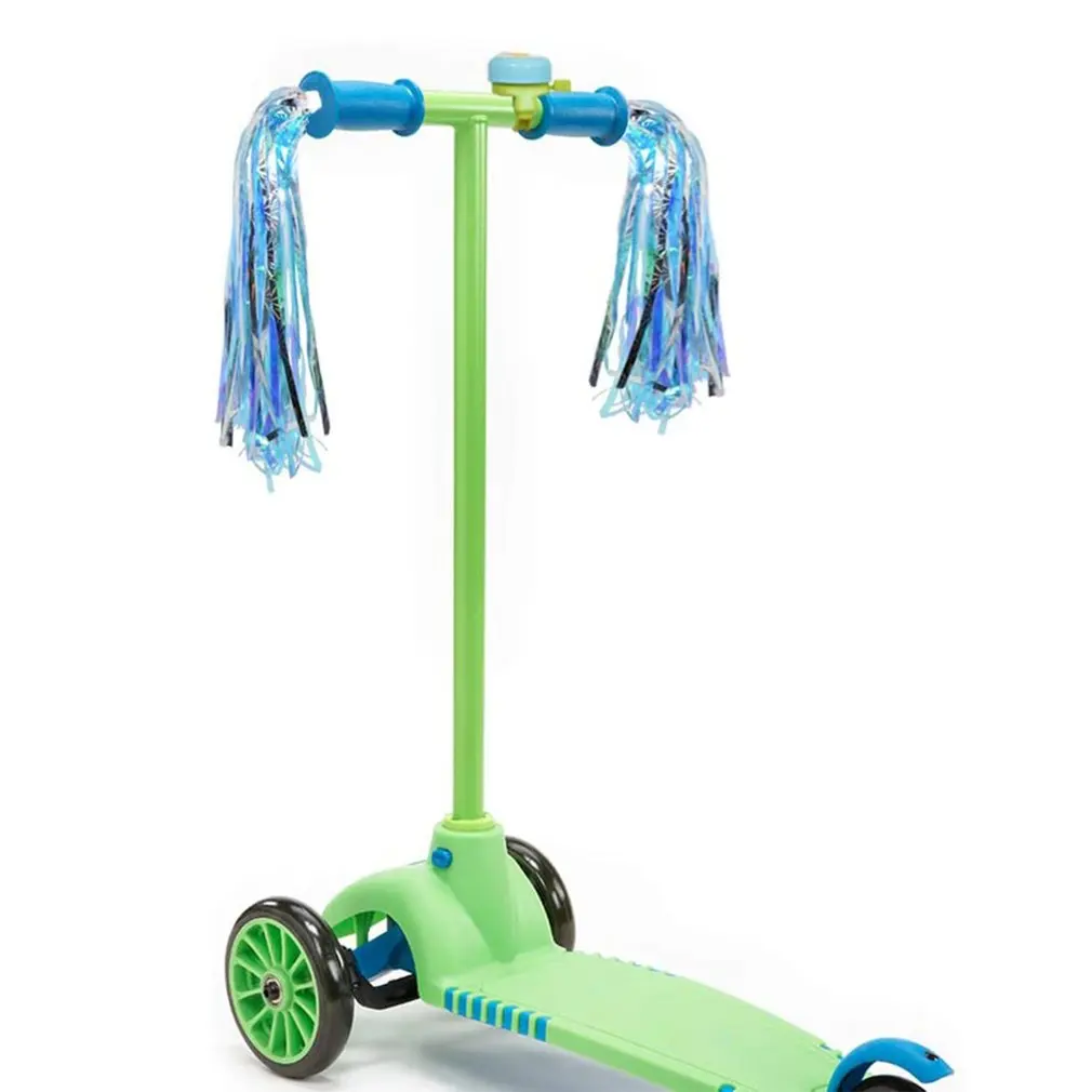 

1pair Bicycle Accessories Bicycle Handlebar Color Tassel Streamers Children Bike Decor Ribbon Tassel Ribbons Cycling Accessories