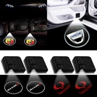 3D светодиодсветильник лампа для двери автомобиля, логотип проектора, атмосферная лампа для Ssangyong Actyon Sport Korando Rexton Rodius Kyron, аксессуары