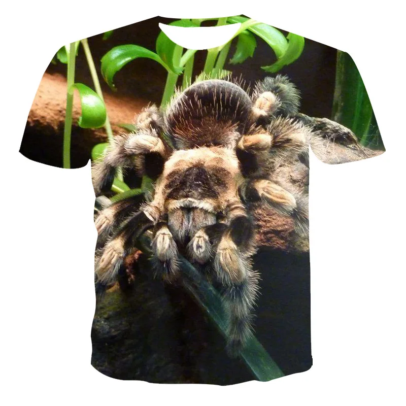 

Spring And Summer Latest Animal Spider Series For Men And Women 3D Printing Fashion Popular Casual Sports T-Shirt Xxs-6xL