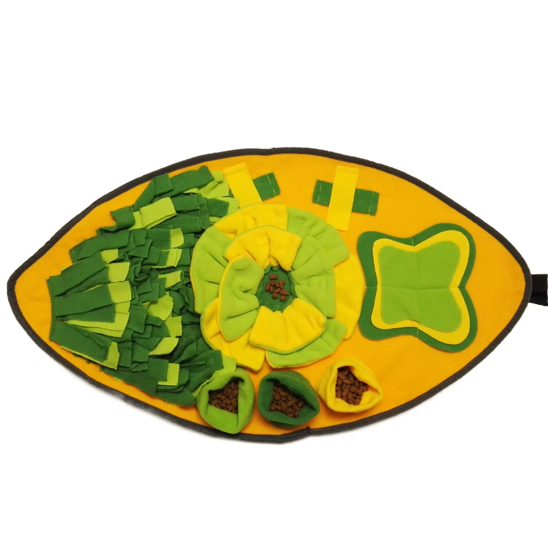 

Fleece Fish Style Increase IQ Sniffing Pad Anti-choking Pet Dog Bite Toy Pad Playing Training Sniffing Smell Pad For Dogs ZA670