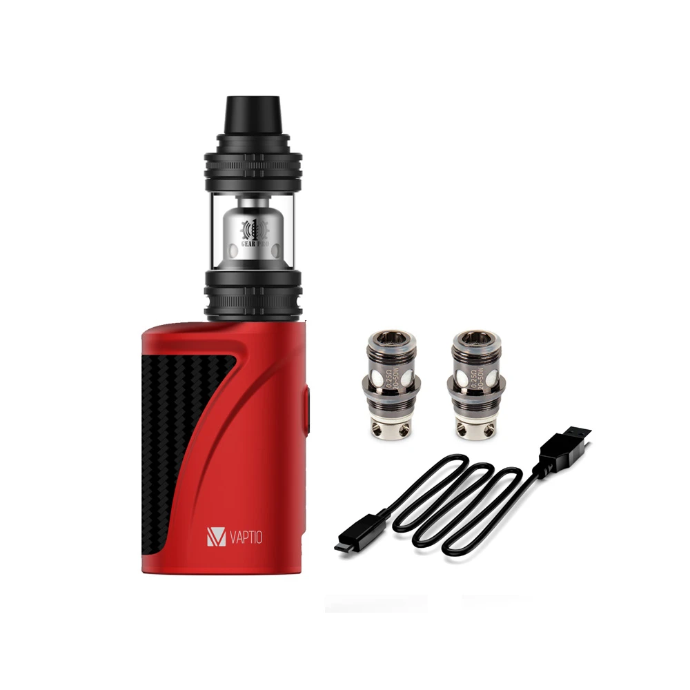 Электронная сигарета Vaptio P1 Mini Mod с баком 3 0 мл Gear 1 Pro 1300 мАч|Системы нагревания
