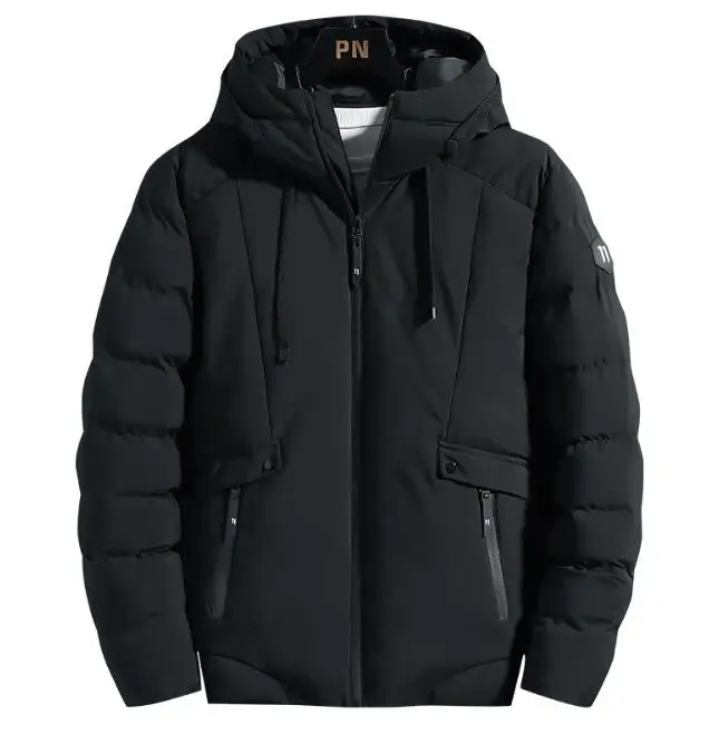 

Winter Fashion Jacket Cotton Jacket Men's European and American Large Size Warm Thicken Jacket Youth