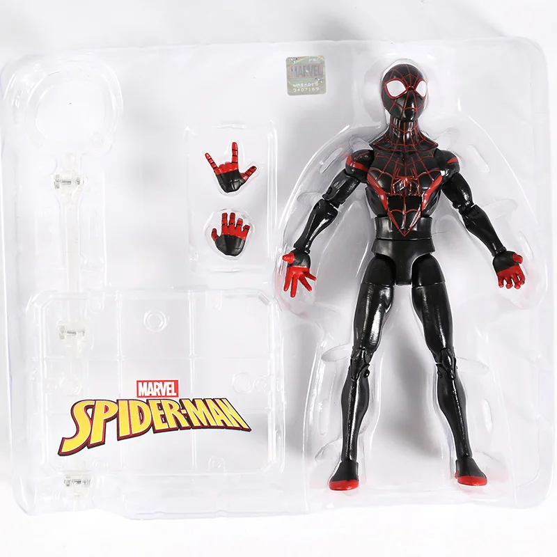 Marvel Человек-паук Питер Паркер Miles Morales Gwen Stacy человек паук 2099 ПВХ фигурка Коллекционная модель игрушки