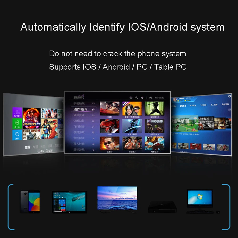 054 беспроводной VR контроллер Bluetooth геймпад мобильный Джойстик Android джойстик
