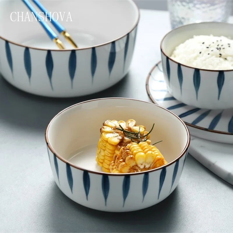 CHANSHOVA традиционные китайские фарфоровые чаши под раньше для фруктов салатов риса