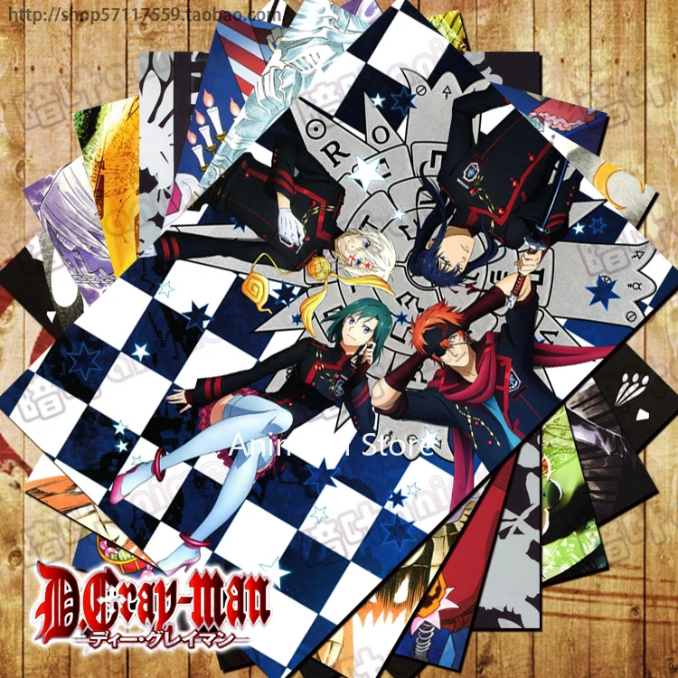 

10 pcs/set Anime D.Gray-man posters Allen Walker Yu Kanda Linali Lee wall pictures for Colletion A3 42x29CM Stickers