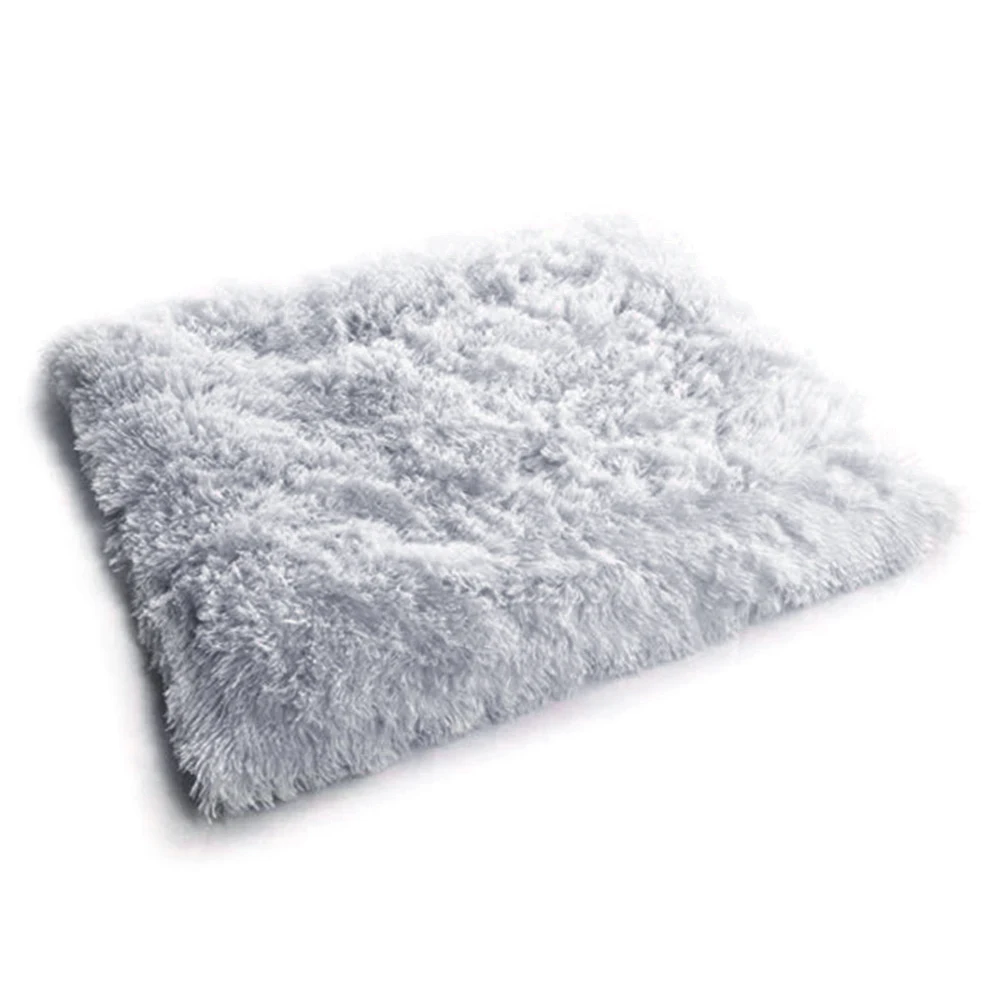 

Plush Cat Bed Pet Cushion Pad Mat Blanket Soft Comfortable Plush Warm Cushion Pet Nest dual-purpose mat cat accessories supplies