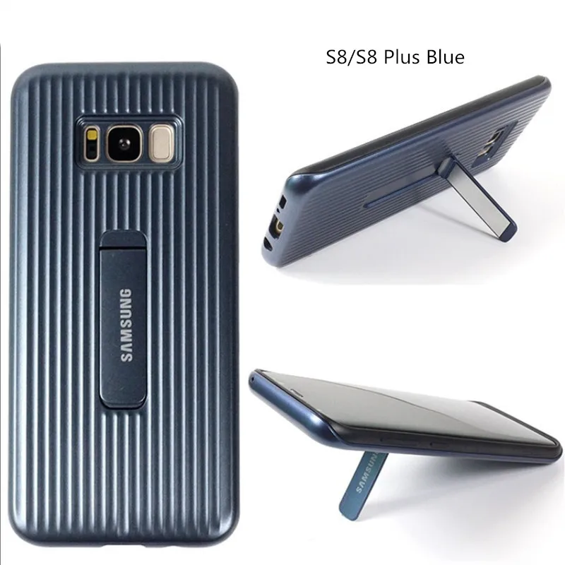 Original Samsung Galaxy S8 Plus Standing Phone Case Ultimate Device For S8+ SM-G9500 G9550 Protection Cover With Logo | Мобильные