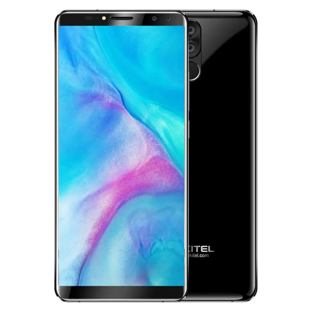 Смартфон Oukitel K6 Face ID, 6300 мАч, 6,0 дюйма, 18:9 FHD+ MTK6763, 6 ГБ ОЗУ, 64 Гб ПЗУ, 5 В/3 А, быстрая зарядка, 4 камеры, мобильный телефон