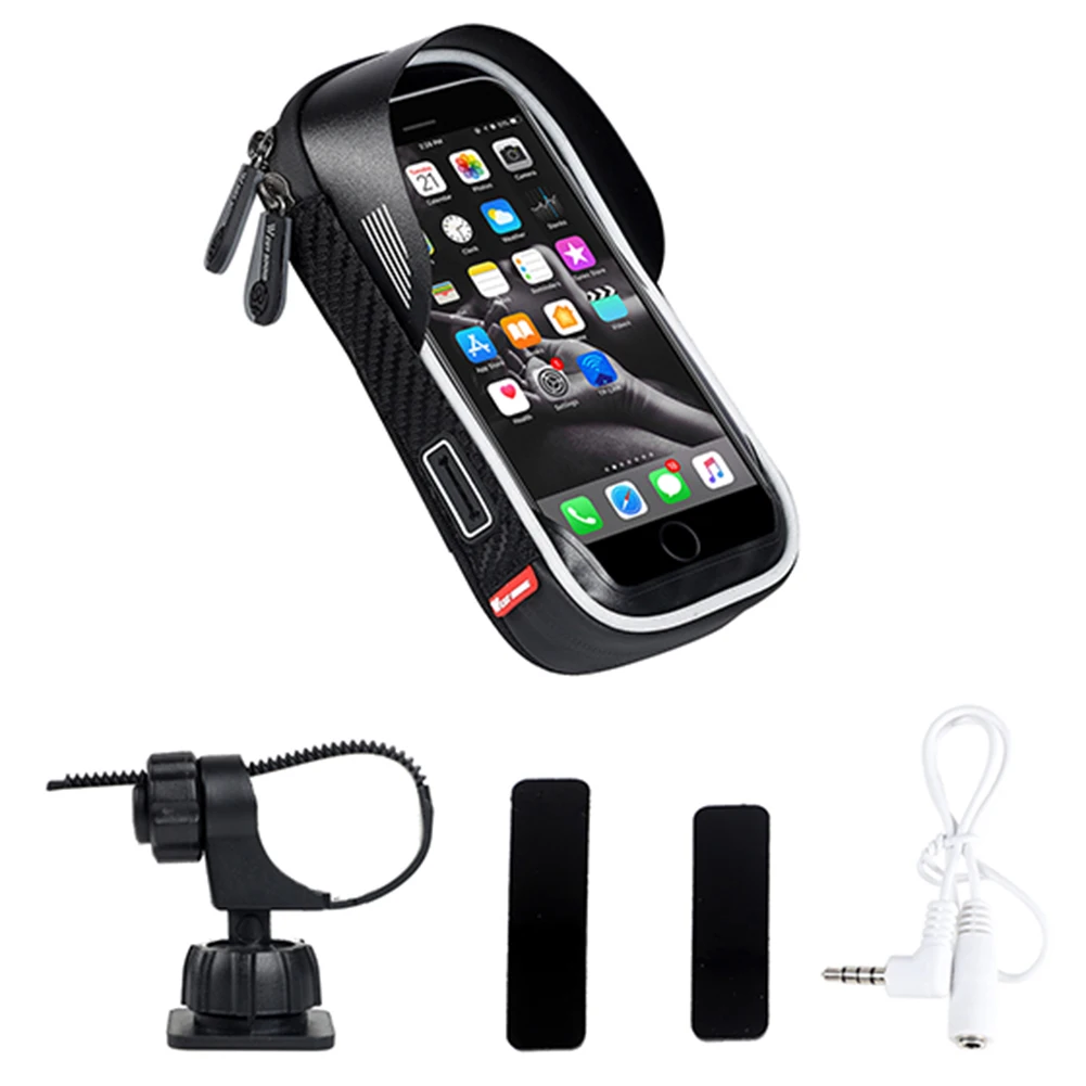 

Bicycle Bag Waterproof Touch Screen Cycling Bag Top Front Tube Frame MTB Road Bike Bag 6.0 Phone Case Bike Accessories