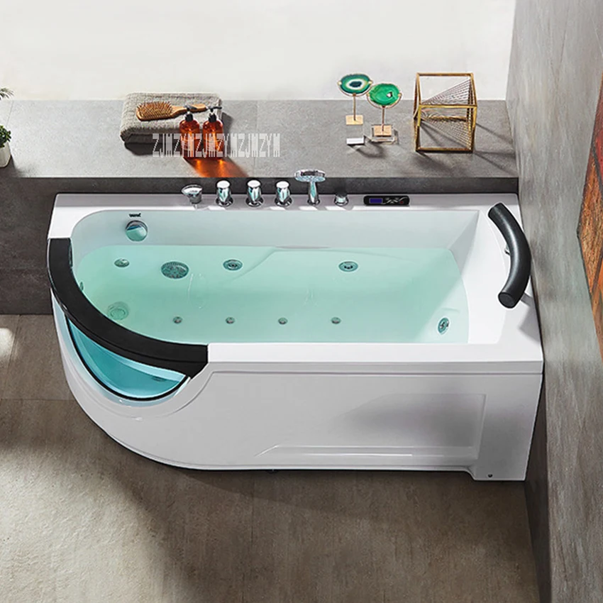 

Q307N Small Modern Household Bathroom Bathtub High-quality Acrylic Bathtub Thermostatic Surf Massage Bathtub 220V (1400*770mm)