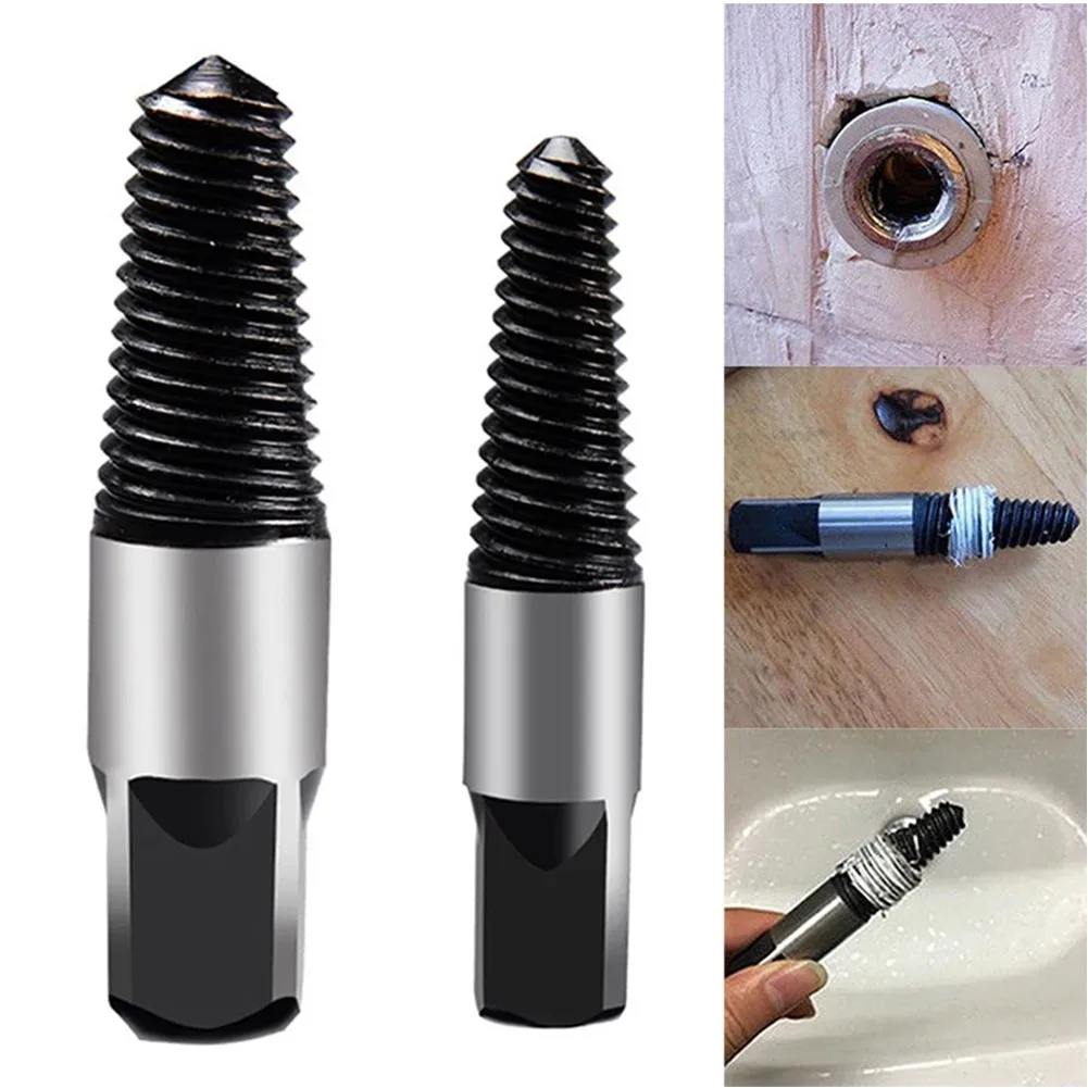 

1/2" 3/4" Screw Extractor Pipe Valve Tap Broken Tool Home Tools Stud Damaged Bolt High-carbon Steel DIY Drill Bits Remover