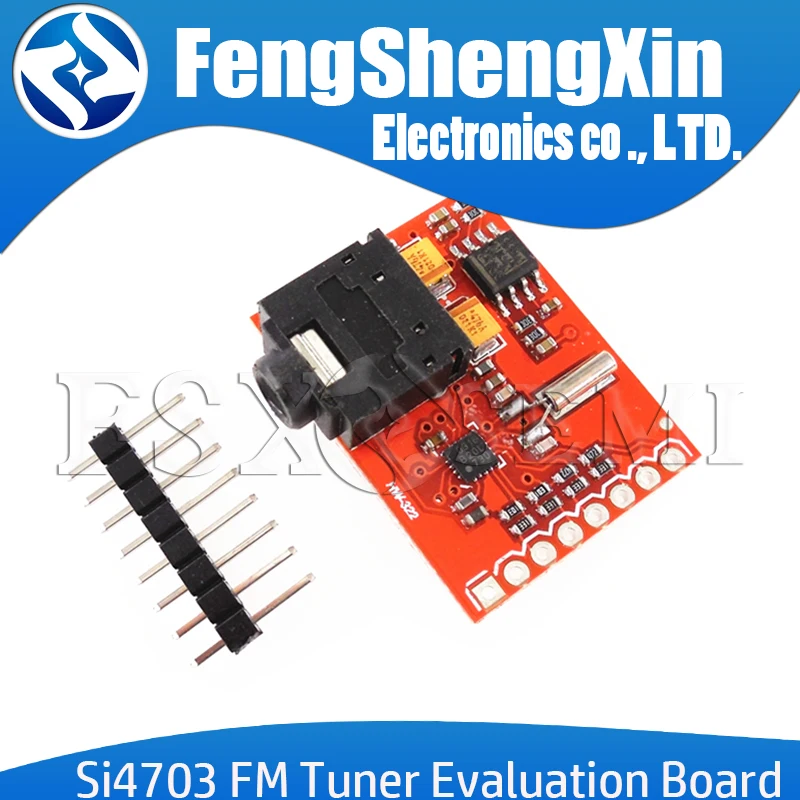 Новый Si4703 RDS FM радио тюнер оценочный Модуль разрыва для Arduino AVR PIC ARM Радио передача