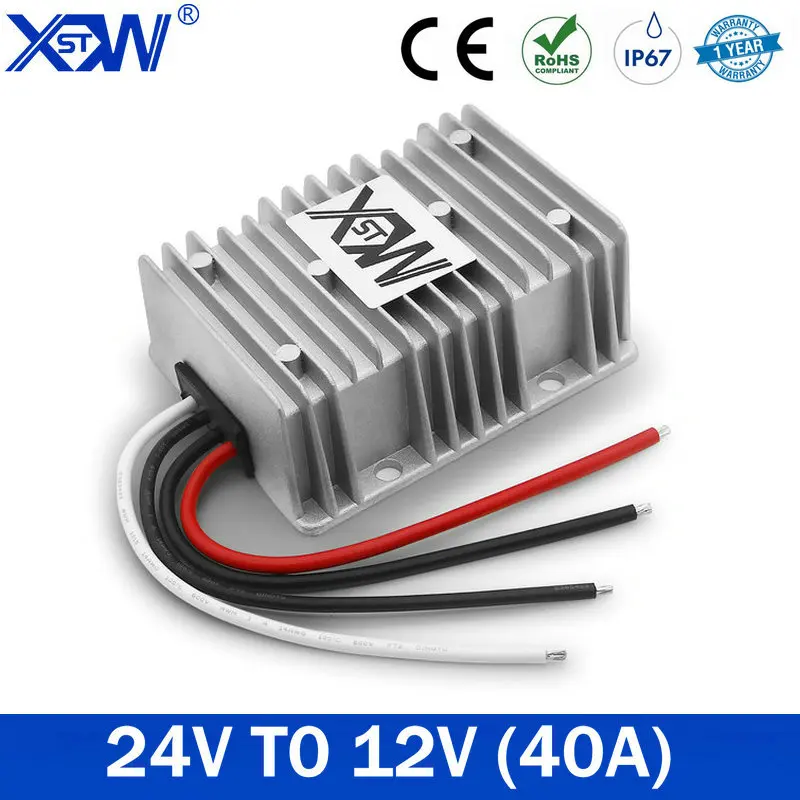 Módulo da Fonte de Alimentação do Fanfarrão do Regulador de Tensão da C.c. Volt ao ce v ao Conversor da C.c. de 12 Impermeável de 12 C.c. 18-40v Volts 480w 24 v 40a da