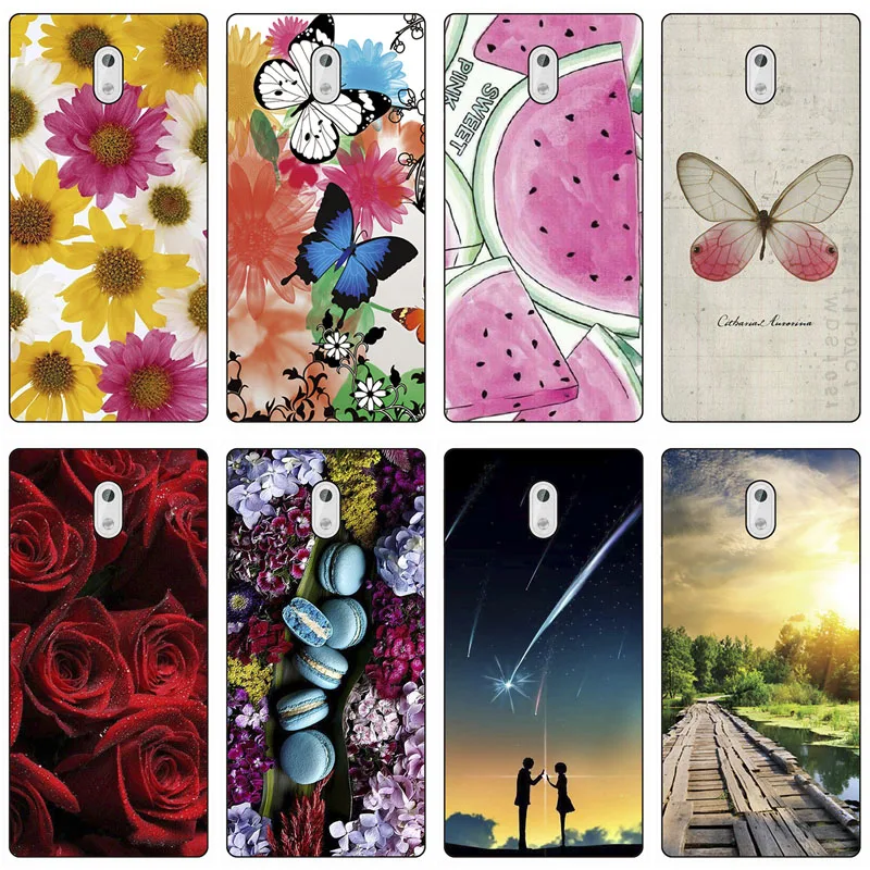 Чехол для Nokia 3 мягкий Силиконовый ТПУ чехол с цветным рисунком TA1020 TA1028 TA1032 TA1038 |