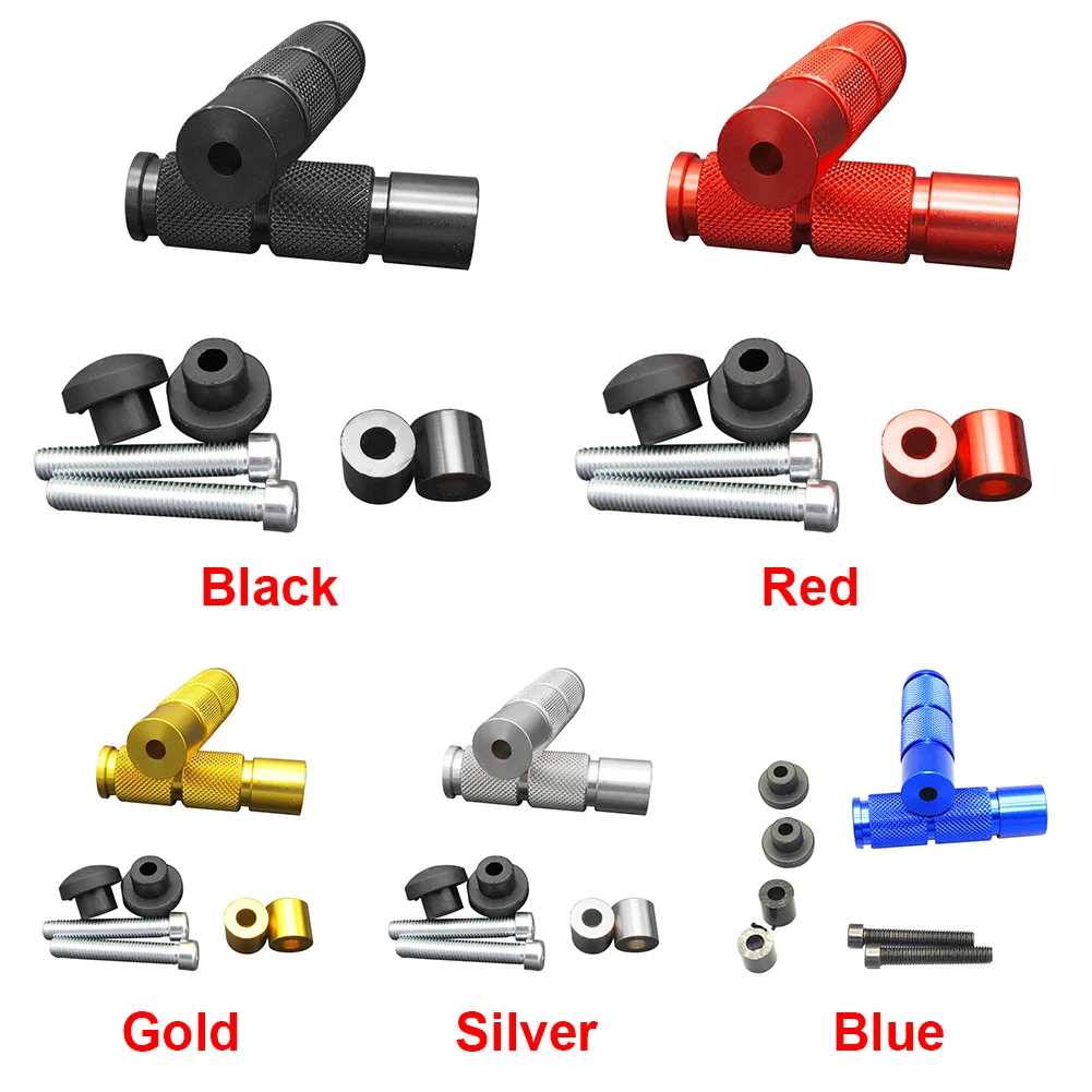 2 шт. универсальные подножки из алюминиевого сплава с резьбой|Подставки под ноги|