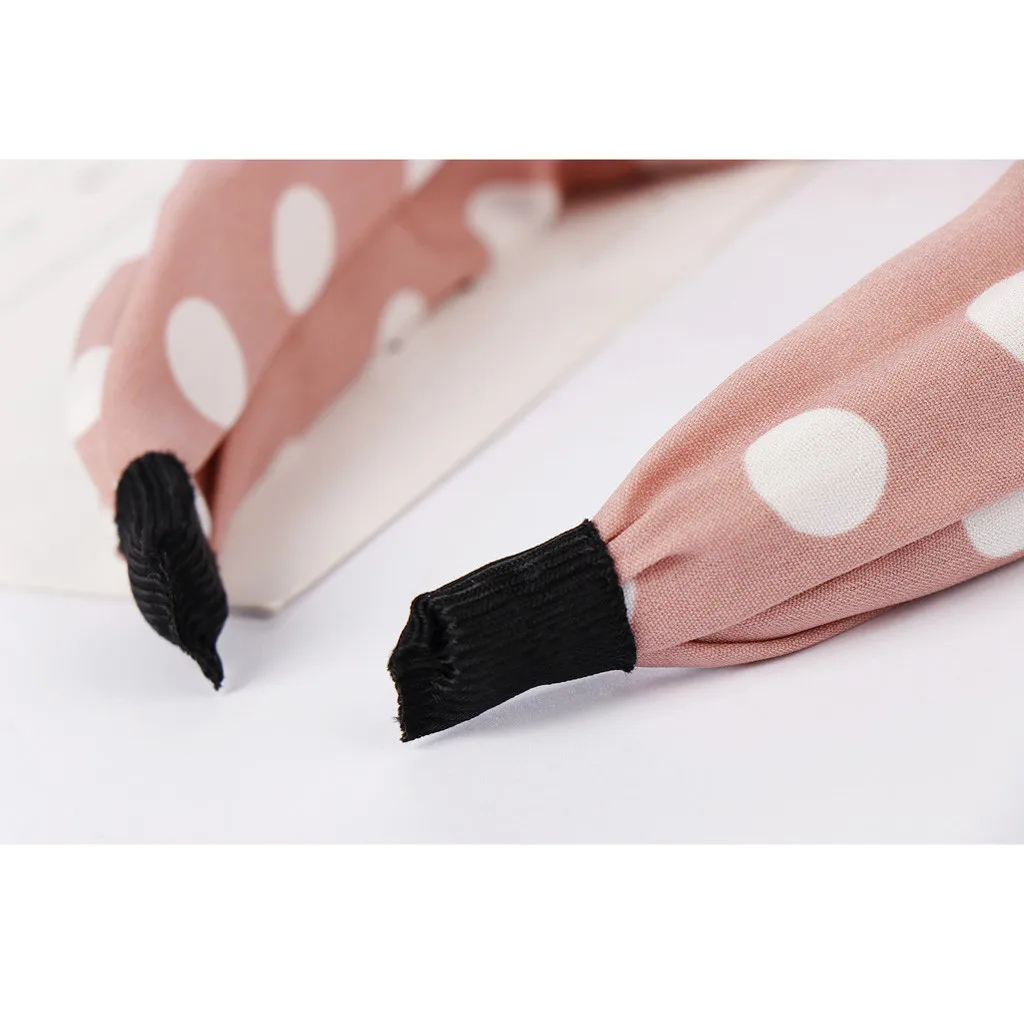 

Fashion Bow Knot Dot Hairband Women Hair Head Hoop Sweet Girls Hair Headband hair accessories hair bands for girls hair hoop