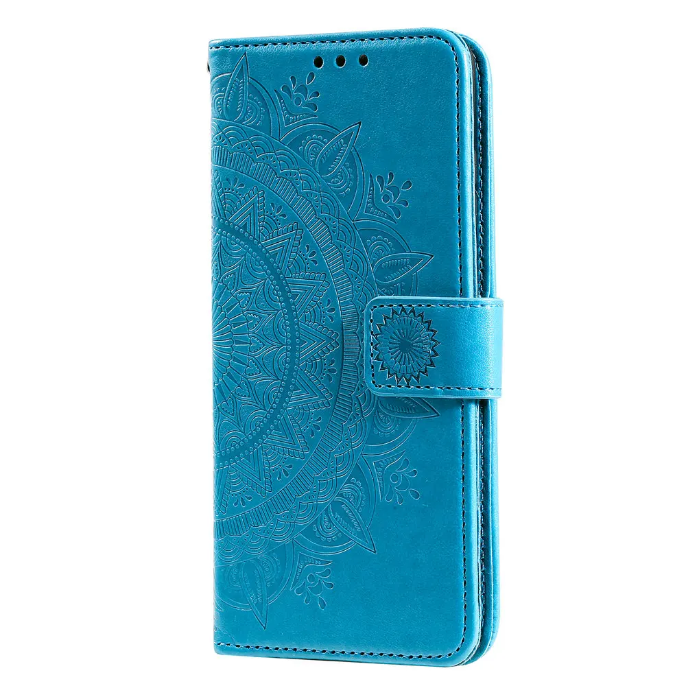 Флип чехол для Honor 10 X Lite 10X X10 кожаный книжка с тотемным рисунком Huawei Honor10 10Lite